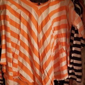 Orange blouse